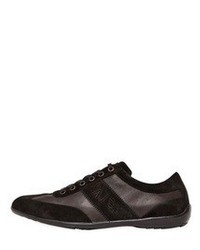 Armani Jeans Suede Leather Lace Up Sneakers