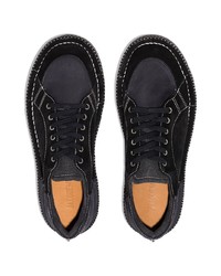 Jacquemus Bl Panelled Lace Up Sneakers