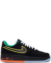Nike Black Air Force 1 07 Lv8 Peace And Unity Sneakers