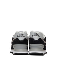 New Balance Black And White 574 Sneakers