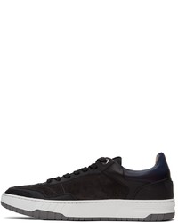 Dunhill Black Court Elite Lux Sneakers