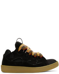 Lanvin Black Curb Low Top Sneakers