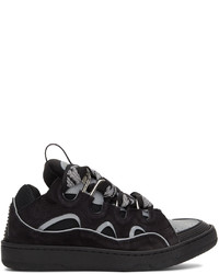 Lanvin Black Curb Sneakers