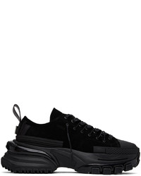 Wooyoungmi Black Double Lace Sneakers