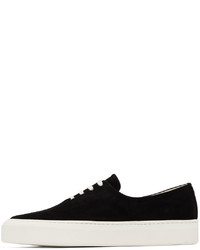 Common Projects Black Four Hole Sneakers