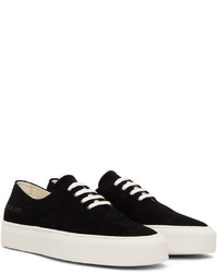 Common Projects Black Four Hole Sneakers