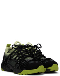 44 label group Black Green Symbiont Sneakers