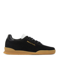 Ps By Paul Smith Black Suede Achirus Sneakers
