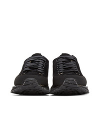 Feit Black Winterized Lugged Runner Sneakers