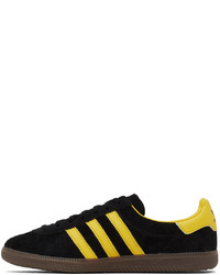 adidas Originals Black Yellow Athen Sneakers