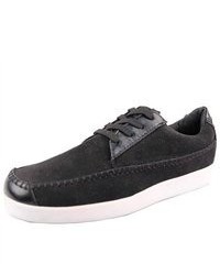Bravo Agate Sneakers Low Top Black Suede Shoes