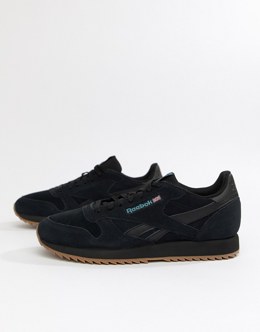 reebok cl suede trainers