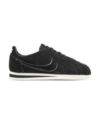 Nike Classic Cortez Leather Trimmed Suede Sneakers