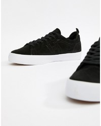 HUF Clive Trainers In Black Suede