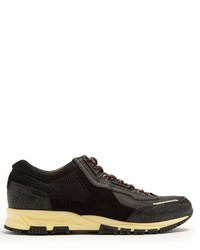 Lanvin Contrast Panel Low Top Trainers