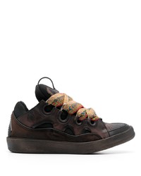Lanvin Curb Distressed Chunky Sneakers