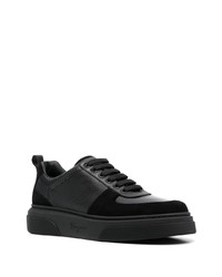 Ferragamo Logo Detail Leather Low Top Sneakers