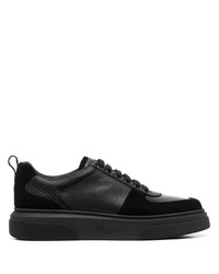 Ferragamo Logo Detail Leather Low Top Sneakers