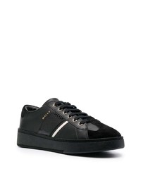 Bally Low Top Lace Up Leather Sneakers