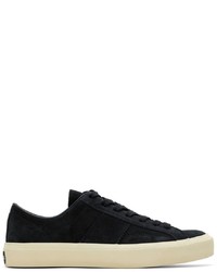 Tom Ford Navy Cambridge Low Top Sneakers