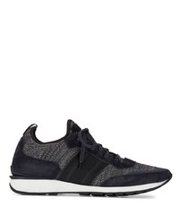 Brioni Panelled Design Suede Sneakers