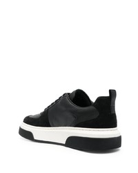 Ferragamo Panelled Lace Up Sneakers