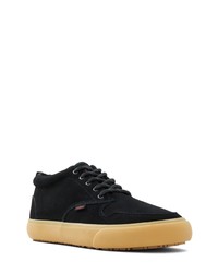 Element Preston Leather Sneaker In Other Black At Nordstrom