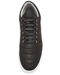 Filling Pieces Quilted Suede Low Top Sneakers