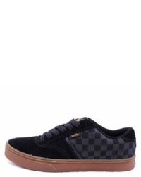 Vans Ruark Suede Canvas Skate Sneakers Blackgum 65