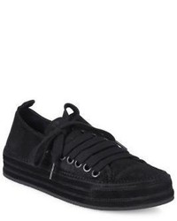 Ann Demeulemeester Side Lace Suede Sneakers