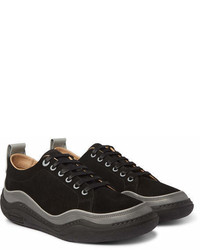Lanvin Suede And Leather Sneakers