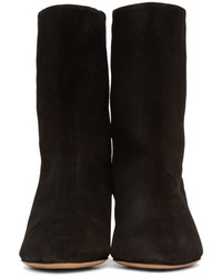 Isabel Marant Black Suede Dyna Boots