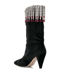 ATTICO Crystal Embellished Boots