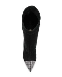 Alexandre Vauthier Embellished Mid Calf Boots