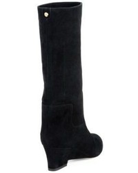 Jimmy Choo Manson Suede Wedge Boots