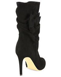 Kate Spade New York Nod Ruched Suede Mid Calf Boots