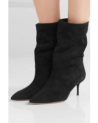 Aquazzura Very Boogie 60 Suede Ankle Boots