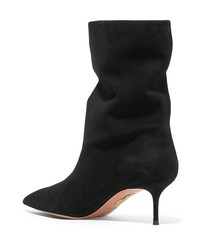 Aquazzura Very Boogie 60 Suede Ankle Boots