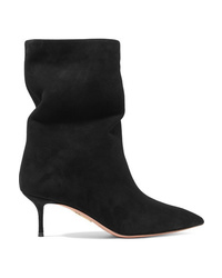 Aquazzura Very Boogie 60 Suede Ankle Boots