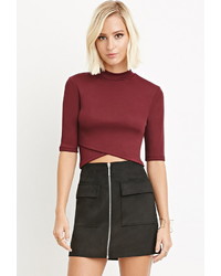 Forever 21 Faux Suede Mini Skirt