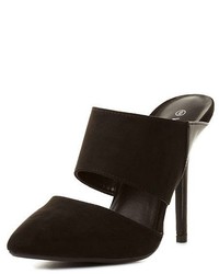 Charlotte Russe Wild Diva Lounge Pointed Toe Mule Heels