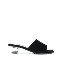 Nicole Saldaña Sculptural Heeled Mules