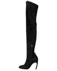 Nicholas Kirkwood 105mm Mva Pearl Stretch Suede Boots