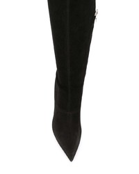 Balmain 10mm Monogram Heel Boots
