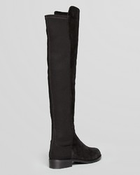 Stuart Weitzman 5050 Stretch Suede Over The Knee Boots
