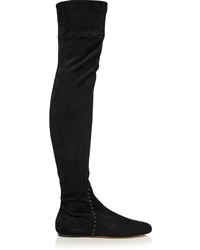 Charlotte Olympia Andie Suede Thigh Boots