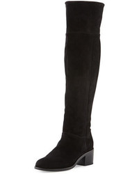 Rag & Bone Ashby Suede Over The Knee Boot Black