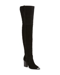 Topshop Bass Chain Over The Knee Boot
