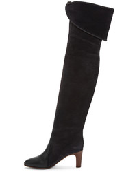 Chloé Black Kole Over The Knee Boots