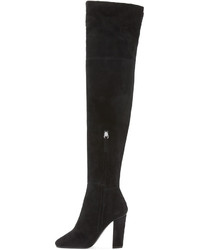 Giuseppe Zanotti Black Suede Over The Knee Boots